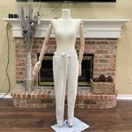 Victoria's Secret Victoria’s Secret white sweatpants w/ a V logo / S / Excellent condition Photo 5