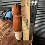 Maguba Leather Wood Wedge Clog Wedge Boot‎ Chocolate Brown Women’s 38 8 Photo 10