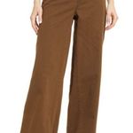 Good American Relaxed Good Skate Pants Brown Baggy Straight Leg Trousers Size 10 Photo 2