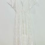 Young Fabulous and Broke Mara Tiered Maxi Dress White Beachy YFB Size Small Photo 1