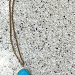 Kendra Scott Turquoise necklace with gold chain Photo 0