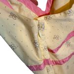 Anthropologie  Ferris Wheel Carnival Dress Elevenses Size 2 Yellow Pink Retro 50s Photo 9