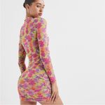 For Love & Lemons NWOT  Nadia Mesh Floral Cover-Up Mini Dress Women's Small S Photo 2