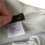 Tadashi Shoji  Silver Metallic One Shoulder Dress Photo 8