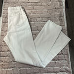 Missguided  White Distressed Rip Straight Leg Jean TALL 6 NEW Classic Preppy Photo 0