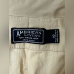 American Living Trench Coat Womens Size 14 Beige Pleated Classic Preppy Khaki PI Photo 10