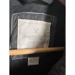 American Eagle Dark Gray Utilitarian Wool Pea Coat Size M Photo 7