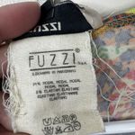 Fuzzi Shirt Womens Small Multi Color Bright Loud Kaleidoscope Print Long Sleeves Yellow Photo 5