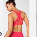 Fabletics Faye Red Strappy High Impact Sports Bra Photo 6