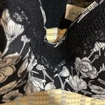 Jessica Simpson Black and White Floral Underwire Bra Lace Trim 40D Photo 3