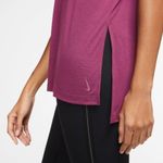 Nike Dri-FIT Short Sleeve Yoga Training Top Blue Size Small Photo 8