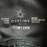 Aerie AE Hugger Black Leggings High Rise Split Hem Athletic Yoga Women’s Sz XS Photo 7