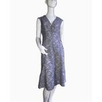 Anne Klein Shear Frayed Dress Gray 8 Photo 2