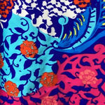 Just My Size JMS  WOMENS SWIM TOP SIZE 22W ROYAL BLUE FLORAL PRINT UNDERWIRE Photo 2