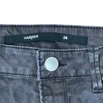Harper  Skinny Jeans Size 28 Black Gray Animal Print Womens Denim‎ Stretch 28X27 Photo 3