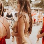 Princess Polly Betta Vanore Champagne Satin Midi Dress Photo 2