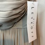 Bill Levkoff  NWT Strapless Taupe Dress Size 8 Photo 5