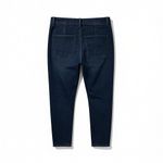 Free People Women's Lace Up Corset Front Skinny Jeans 30 Medium Wash Stretch Y2K Photo 2