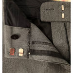 Loft  Womens Dress Pants Size 8 Black White Straight Leg Pockets Hook Eye Closure Photo 2