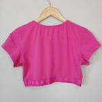 Savage X Fenty Cotton Jersey Crop Top Women Large Streetwear Softcore Loungewear Pink Photo 7