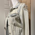 American Eagle  Denim Jacket Distressed Ripped Photo 4