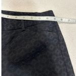 Theory Black Izelle Charismatic Jacquard Geometric Pants Business Office Size 4 Photo 5