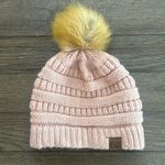 C.C. Beanie Metallic Fur Pom HAT43MET Photo 0