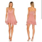 Free People  Adella Mini Dress Rose Ballet XS Blush Photo 1
