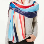 Calvin Klein  Multicolor Striped Scarf Photo 0