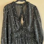 ✨ Women’s Black Silver Star Dress Small Photo 1