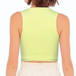 Adidas  Adicolor Essentials Rib Tank Top Pulse Yellow size 8 Photo 1