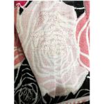 Sleeveless Rayon Knit Night Gown Size Small White/pink Flowers Dress 0105 Blue Photo 5