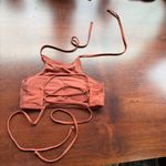 Xhilaration  Crochet Knit Swimsuit Bikini Top Tank Top Size Medium Photo 1