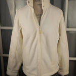 BMW Womens Cream Fleece Full Zip‎ Jacket Large Photo 0