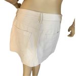 We The Free  "WYNNE" FREE PEOPLE FAUX LEATHER BONE CREAM MINI SKIRT (29/M) Photo 4