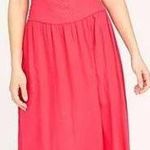 Free People Santorini Maxi Dress Sleeveless Hot Hibiscus Pink NWT Size 2 Photo 0
