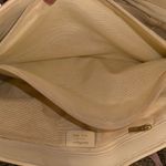Salvatore Ferragamo Ferragamo White Leather & Pink Gancini Satchel, Vintage Photo 11