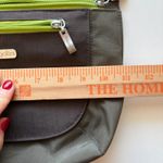 Baggallini Olive Green Nylon Crossbody Bag with Bright Lime Green Accents Photo 3