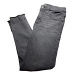 Madewell Cropped Jeans Women’s Size 29 Black/Charcoal Mid-Rise Skinny Raw Hem Photo 1