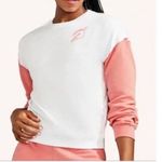 Peloton  Size medium pink white long sleeve athletic top feminine Photo 0