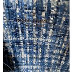 Kate Spade Kate Spade New York Blue Tweed Satchel Handbag Leather Trim Tassel Photo 2