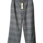 Roolee  Womens Plaid Palazzo Wide Leg Pants Pull On Size Medium New Office Work Photo 0