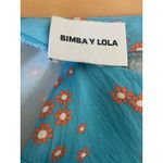 Bimba y Lola Blue Flower Daisy Print Slip Dress Size Medium Photo 7