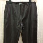 Moschino  Jeans Brown Vegan Leather Pants Photo 2