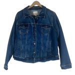Torrid  Denim Jacket Womens 1X Dark Wash Stretch Pockets Western 90s Casual Photo 0