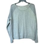 Athleta  Sweatshirt Womens Medium Long Sleeve Mesh Shoulder Pullover Soft Comfort Photo 0