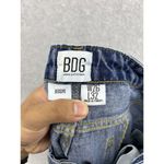 BDG  Women's Blue Denim Jeans Jeans Paneled Jessye Size 26 Raw Hem Cropped Photo 4
