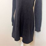 Alexander Wang  Black‎ Crew Neck Fluffy A-Line Mini Sweater Dress Size Small Photo 1