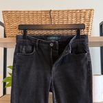 Ralph Lauren Lauren Mid-Rise Zip Ankle Washed Black Skinny Jeans, 4 Photo 6