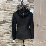 MODA'S genuine shearling suede fur coat jacket winter coat brown warm Sz M Black Size M Photo 7